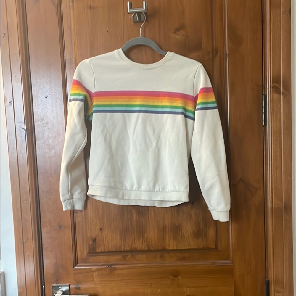 Vintage Rainbow Stripe Sweatshirt